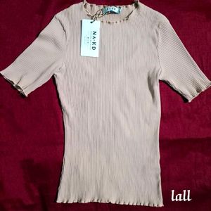 Brand New Self Striped Top