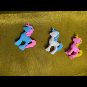 Unicorn Erasers Set