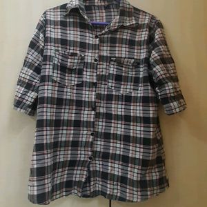 Chequered Formal Shirt For Women