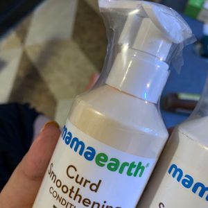 Mamaearth Curd Shampoo And Conditioner