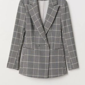 H&M PLAID BLAZER- XS SIZE