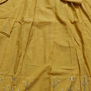 GLOBAL DESI KURTI YELLOW