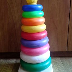 Stacker  Toy With 9 Rings