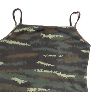 Camouflage Print Dress