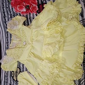 Yellow Baby Frock