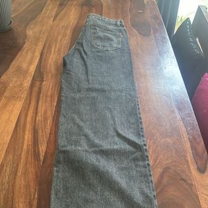 Straight Fit Greyish Blue Jeans