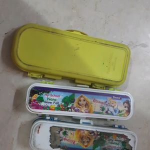 Combo Of Used Pencil Boxes