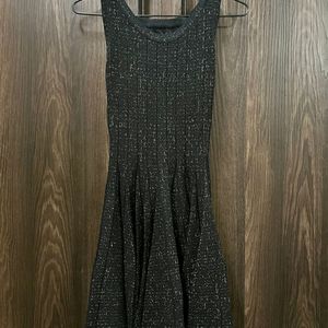Silver And Black Dress.