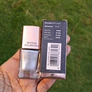 Myglamm Manish Malhotra Nailpolish- Sterling Lace