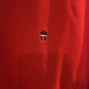 Red Louis Philippe Polo T-shirt