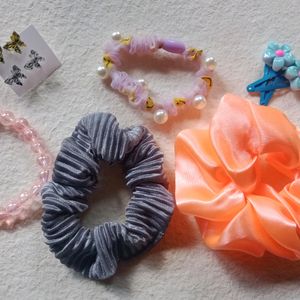 Combo Bracelets+ Earrings+ Hairclips💕