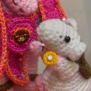 crochet ganpati ji with mushak