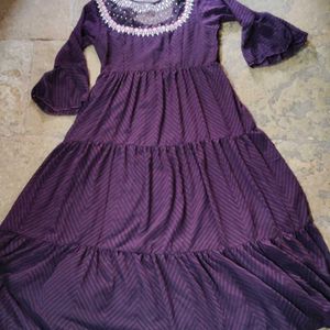 Purple Ethnic Gown