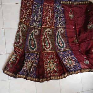 Wedding Saree Cum Lehenga