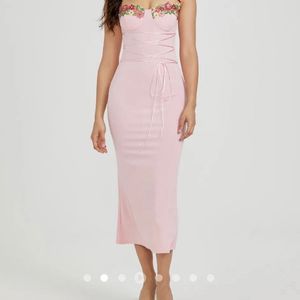 Embroided Bodycon Dress