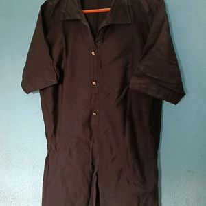 Jet Black Ladies Shirt