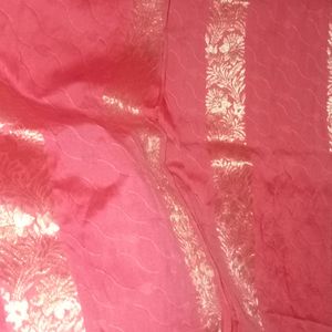 Baby Pink Colour Saree