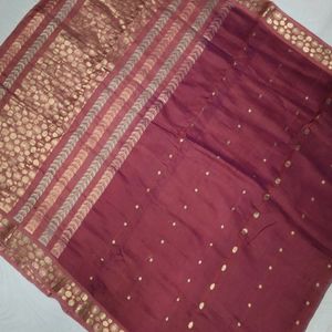 Pure Gadwal Silk Zari Woven Saree