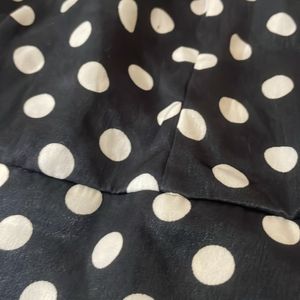 Black Polka Dot Stylish Top