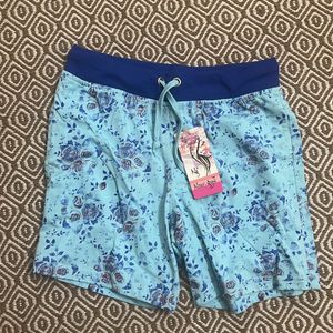 Blue Lounge Shorts With Pockets
