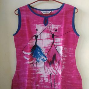 Unused, Jaipur kurti sleeveless top (s)