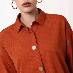 Oversized Statement Button Shirt