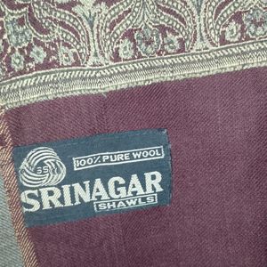 Shrinagar Pure Wool Shawl New Unused Best Quality