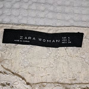 Zara Sexy Cream Lace Top/ Bralette