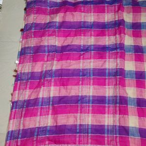 Cotton Silk Multicolor Saree