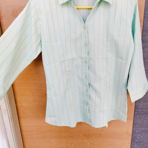 Lime Green Colour Formal Shirt