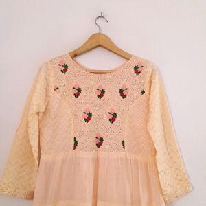 Peach Casual Dress (Women's)