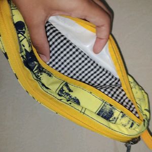 Pouch for Makeup/Stationery (Yellow)