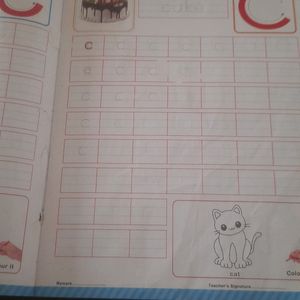 Writing Practice Book -alphabets ,lines