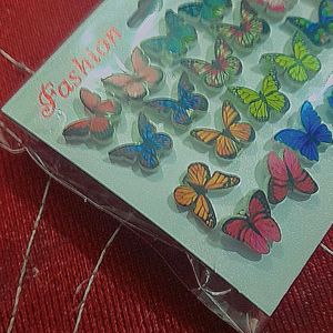 Pack Of 12 Pairs Butterflies 🦋 Earrings