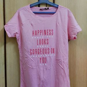 New Baby Pink T Shirt