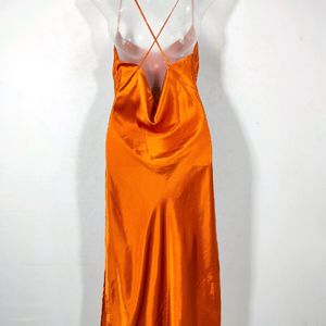 Satin Maxi Dress