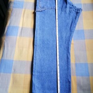 Plus Size Denim Cargo Pants