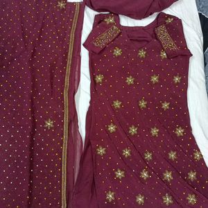 Salwar Kurta Hand Embroidery