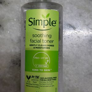 Simple Soothing Facial Toner