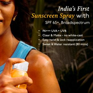 Asaya Sunscreen Spray 65+Spf Pa+++