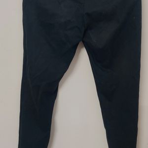 Navy Blue Pant With Glossy Finish