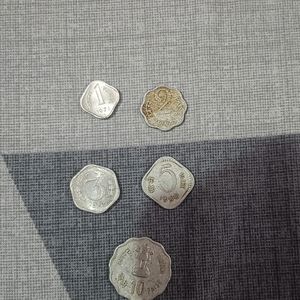 Old Coins 1,2,3,5,10 Paisa 🥰