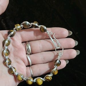 Natural Tiger Eye Bracelet New