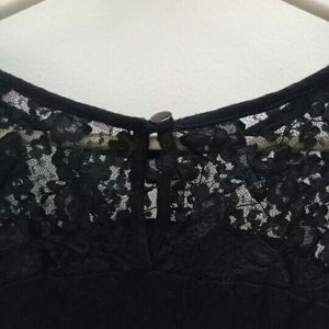 Max Black Lace Fit Dress