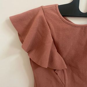 Cute Korean Frill Crop Top