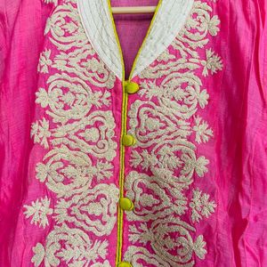 Pink Colour Anarkali Dress