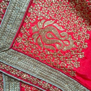 Beautiful KARVACHAUTH special Saree With Blouse