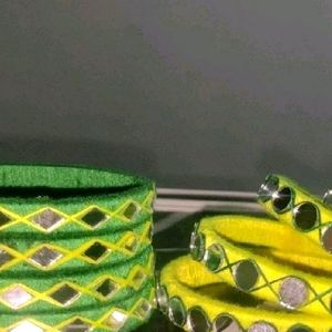 Neon Green Bangles 💚💛