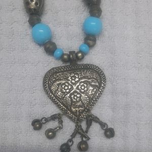 Traditional Necklace With Beaded Chains