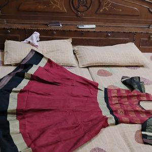 Maroon Anarkali Suit